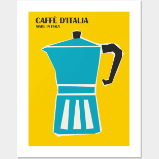 Coffee art print, Retro 70s, Italy, Food art, Bar, Kitchen decor, Vibrant art, Groovy Posters and Art